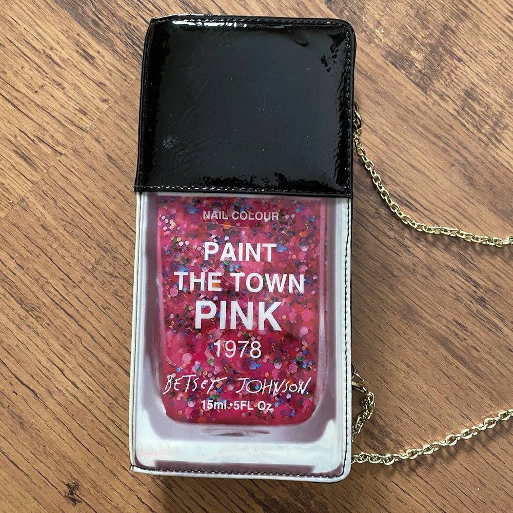 Betsey Johnson Nail Polish Purse